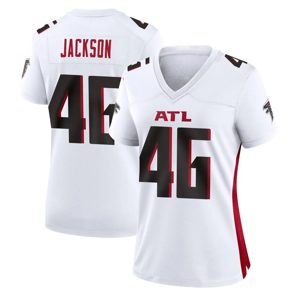 Storey Jackson Atlanta Falcons Women's Nike Game White Jersey Storey Jackson Atlanta Falcons Women's Nike Game White Jersey