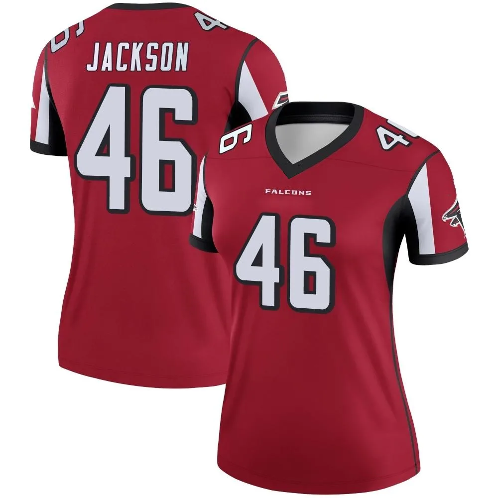 Storey Jackson Atlanta Falcons Women's Nike Legend Red Jersey Storey Jackson Atlanta Falcons Women's Nike Legend Red Jersey
