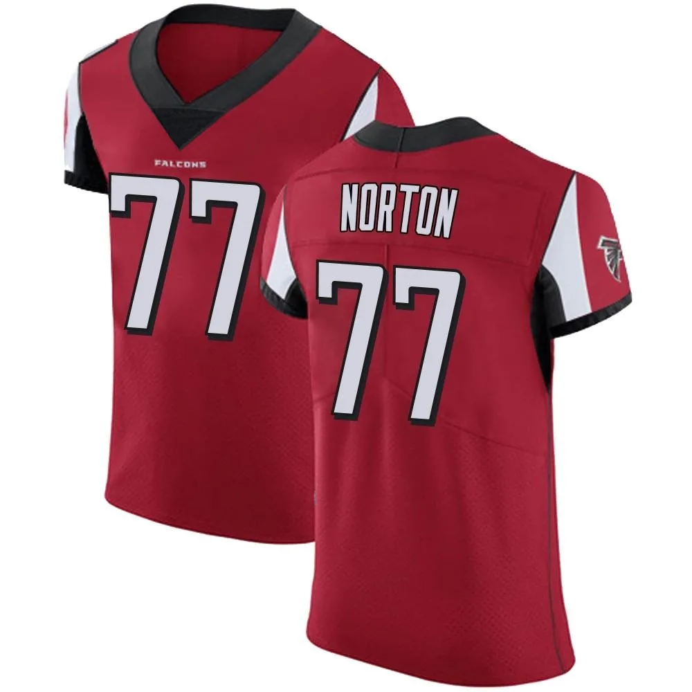 Storm Norton Atlanta Falcons Men's Nike Team Color Elite Red Jersey