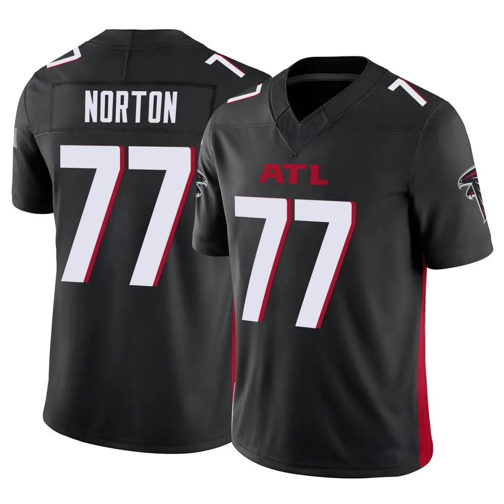 Storm Norton Atlanta Falcons Men's Nike Vapor F.U.S.E. Limited Black Jersey Storm Norton Atlanta Falcons Men's Nike Vapor F.U.S.E. Limited Black Jersey