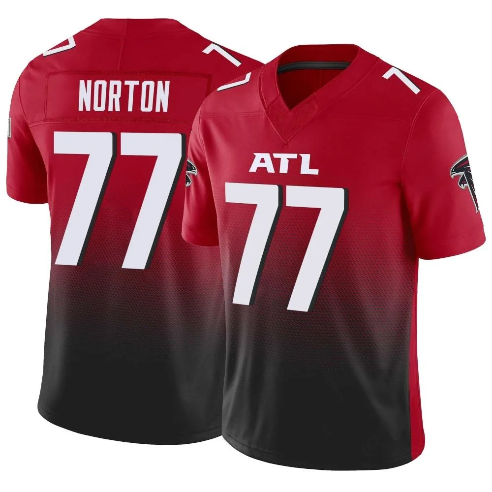 Storm Norton Atlanta Falcons Men's Nike Vapor F.U.S.E. Limited Red Jersey Storm Norton Atlanta Falcons Men's Nike Vapor F.U.S.E. Limited Red Jersey