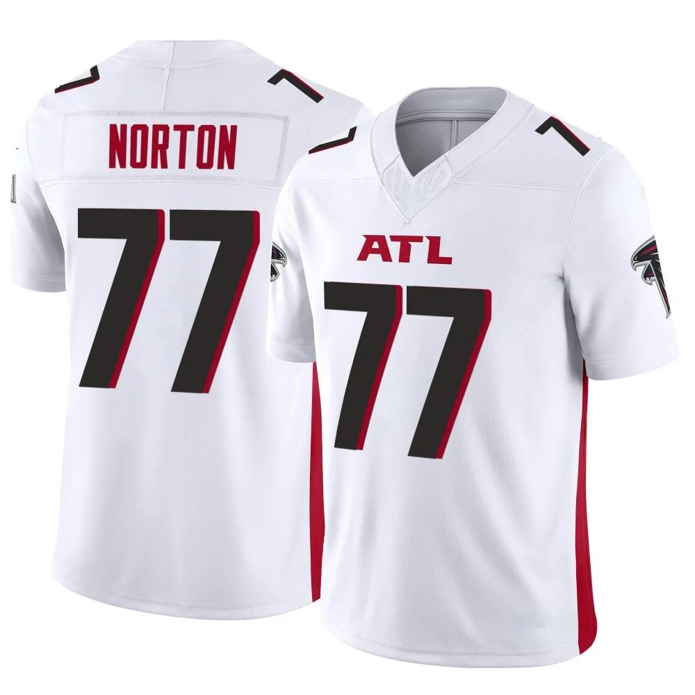 Storm Norton Atlanta Falcons Men's Nike Vapor F.U.S.E. Limited White Jersey Storm Norton Atlanta Falcons Men's Nike Vapor F.U.S.E. Limited White Jersey