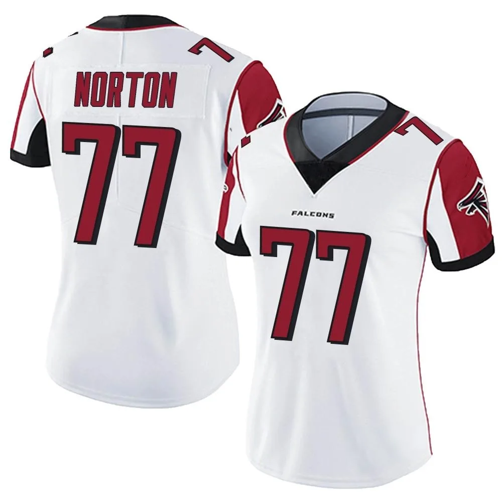 Storm Norton Atlanta Falcons Women's Nike Vapor Untouchable Limited White Jersey Storm Norton Atlanta Falcons Women's Nike Vapor Untouchable Limited White Jersey