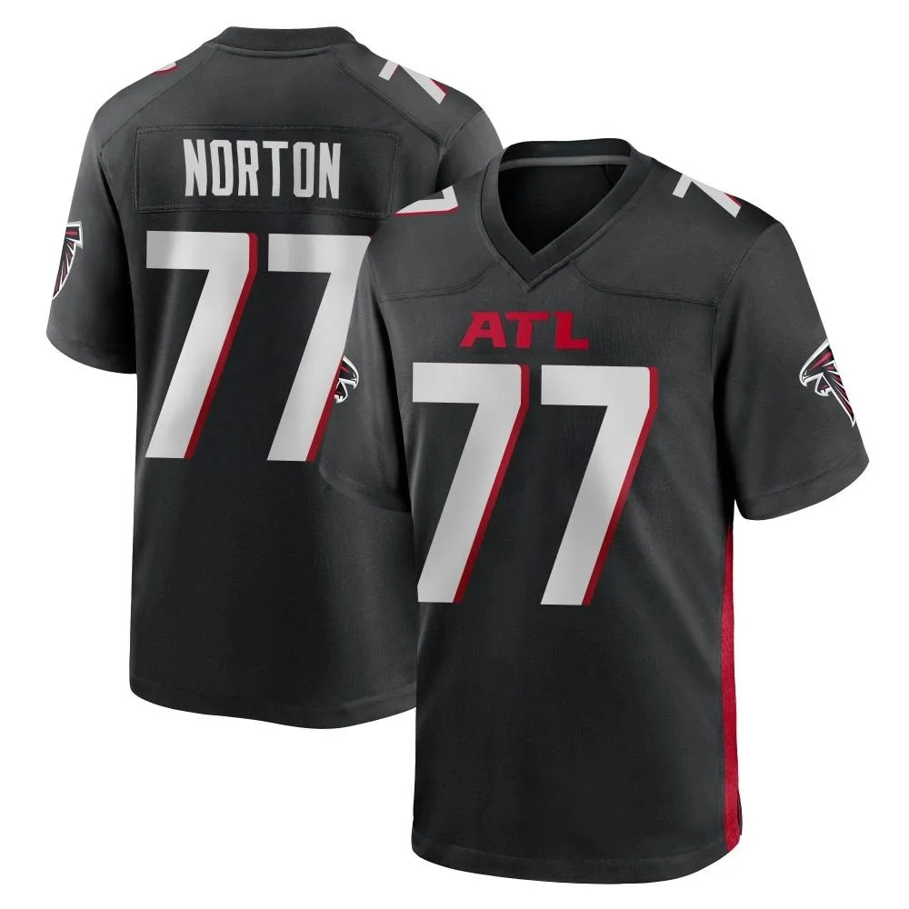 Storm Norton Atlanta Falcons Youth Nike Alternate Game Black Jersey Storm Norton Atlanta Falcons Youth Nike Alternate Game Black Jersey