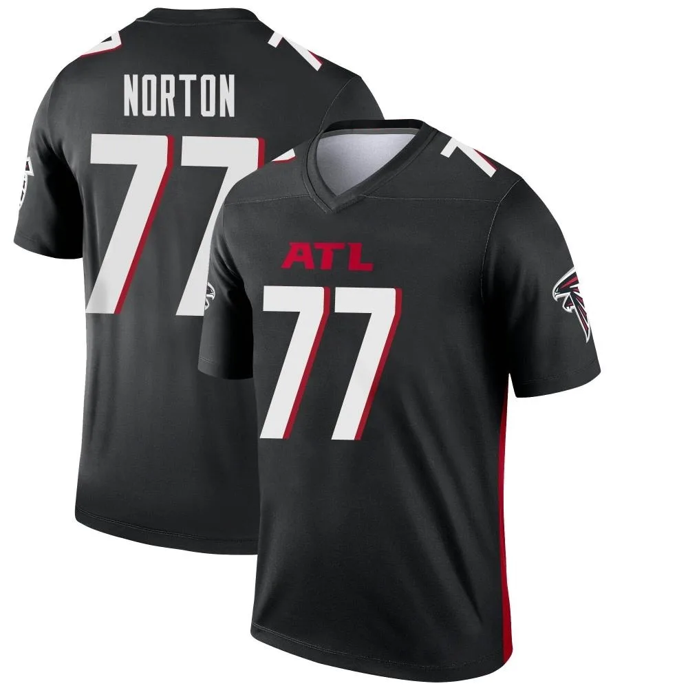Storm Norton Atlanta Falcons Youth Nike Legend Black Jersey Storm Norton Atlanta Falcons Youth Nike Legend Black Jersey