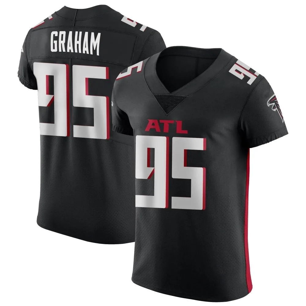 Ta'quon Graham Atlanta Falcons Men's Nike Alternate Elite Black Jersey Ta'quon Graham Atlanta Falcons Men's Nike Alternate Elite Black Jersey