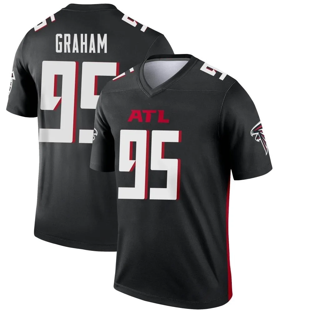 Ta'quon Graham Atlanta Falcons Men's Nike Legend Black Jersey Ta'quon Graham Atlanta Falcons Men's Nike Legend Black Jersey