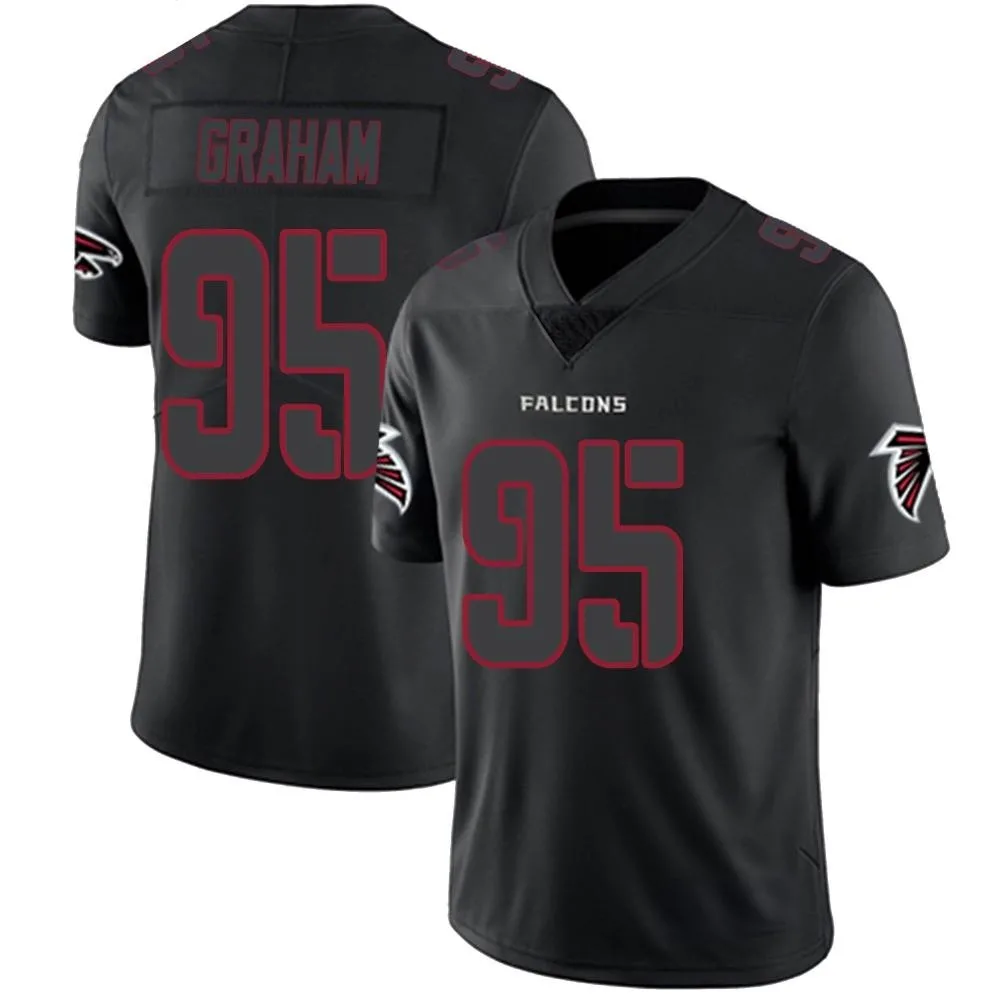 Ta'quon Graham Atlanta Falcons Men's Nike Limited Black Impact Jersey Ta'quon Graham Atlanta Falcons Men's Nike Limited Black Impact Jersey
