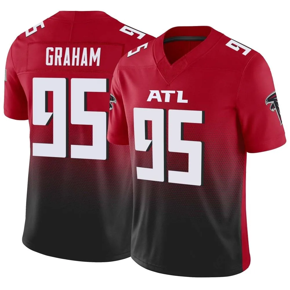 Ta'quon Graham Atlanta Falcons Men's Nike Vapor F.U.S.E. Limited Red Jersey Ta'quon Graham Atlanta Falcons Men's Nike Vapor F.U.S.E. Limited Red Jersey