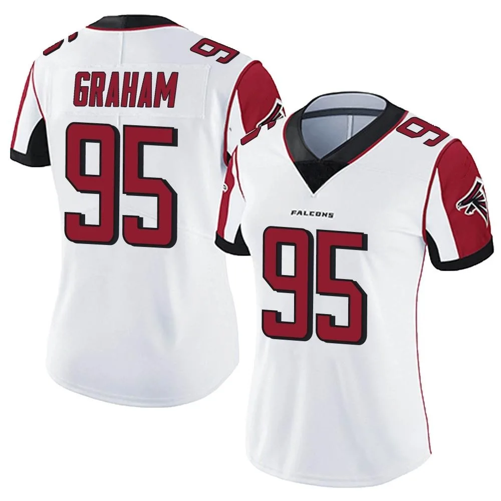 Ta'quon Graham Atlanta Falcons Women's Nike Vapor Untouchable Limited White Jersey Ta'quon Graham Atlanta Falcons Women's Nike Vapor Untouchable Limited White Jersey