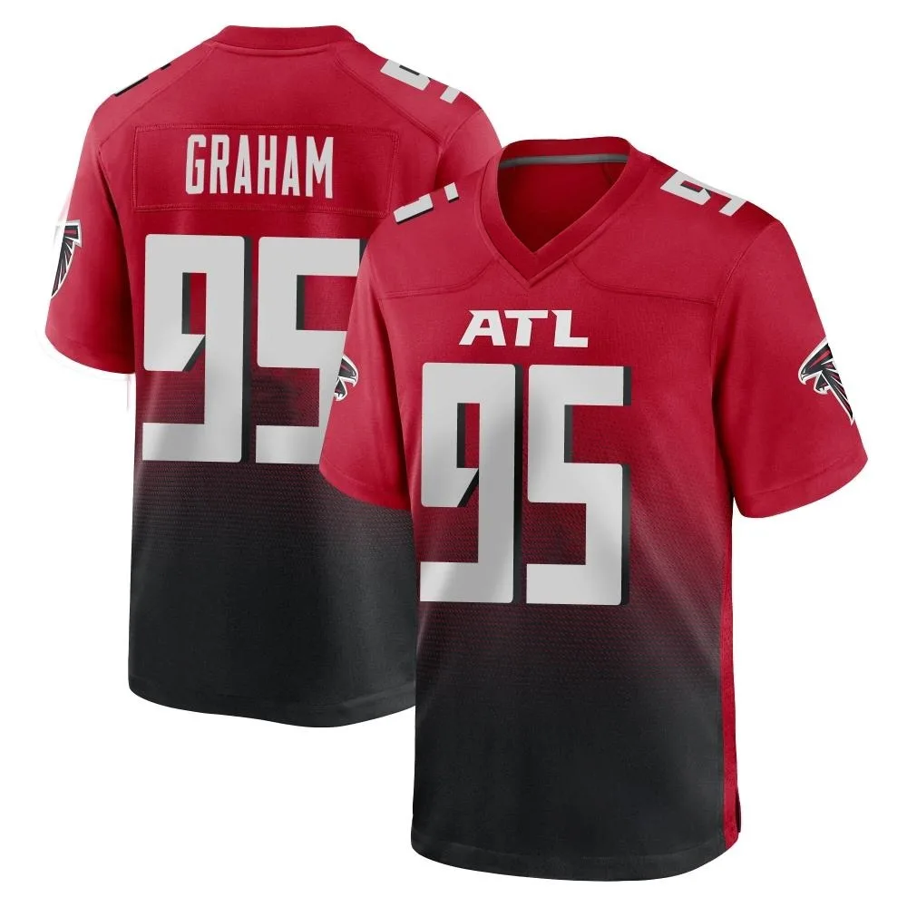 Ta'quon Graham Atlanta Falcons Youth Nike 2nd Alternate Game Red Jersey Ta'quon Graham Atlanta Falcons Youth Nike 2nd Alternate Game Red Jersey