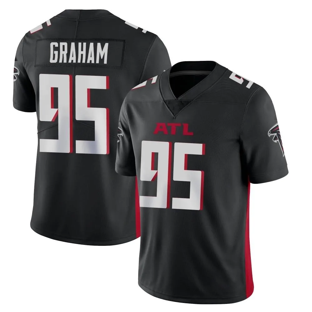 Ta'quon Graham Atlanta Falcons Youth Nike Vapor Untouchable Limited Black Jersey Ta'quon Graham Atlanta Falcons Youth Nike Vapor Untouchable Limited Black Jersey
