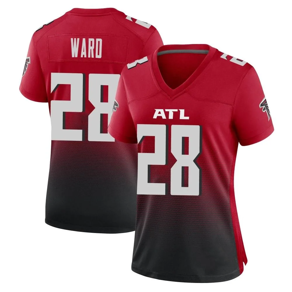 Terron Ward Atlanta Falcons Women's Nike 2nd Alternate Game Red Jersey Terron Ward Atlanta Falcons Women's Nike 2nd Alternate Game Red Jersey