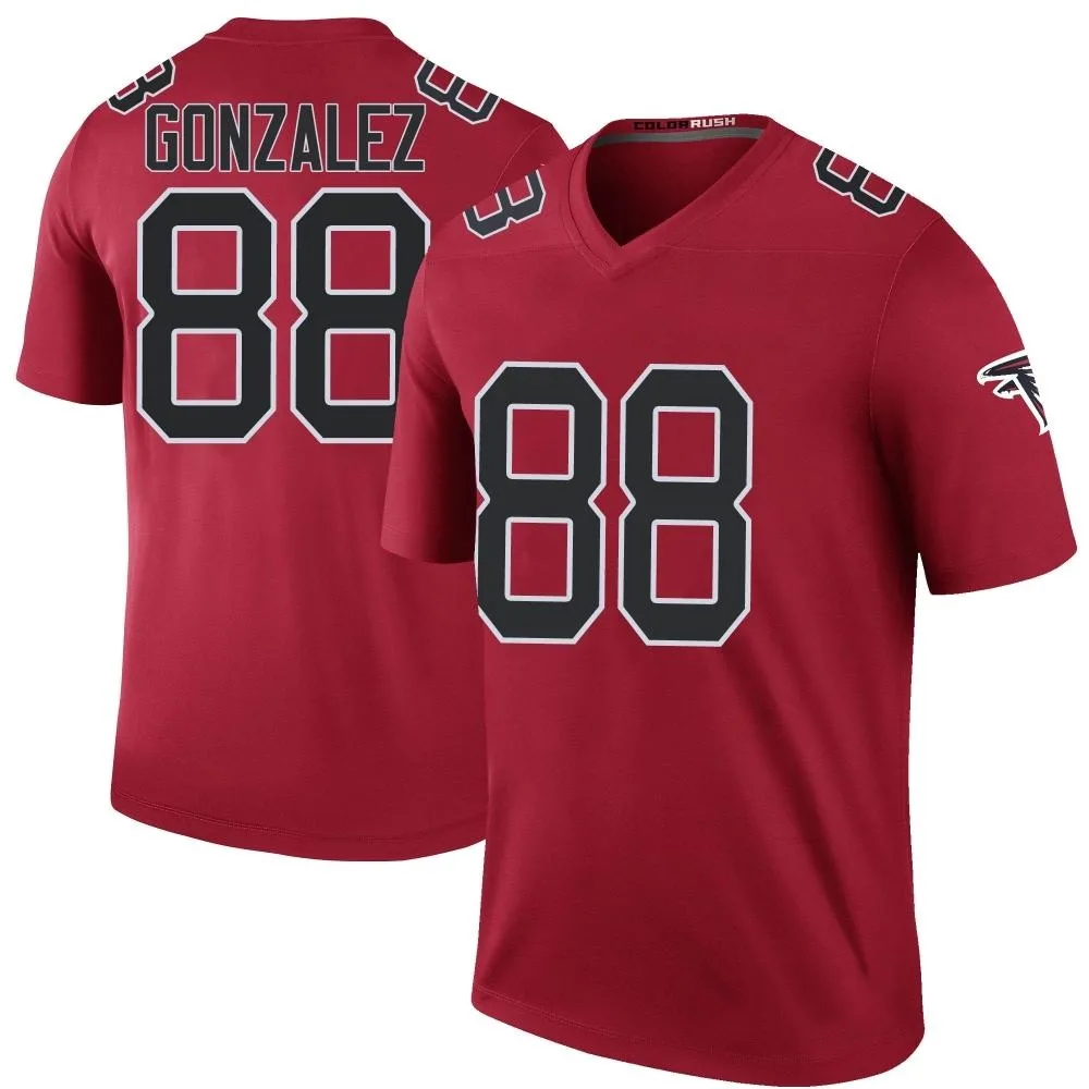 Tony Gonzalez Atlanta Falcons Men's Nike Color Rush Legend Red Jersey Tony Gonzalez Atlanta Falcons Men's Nike Color Rush Legend Red Jersey