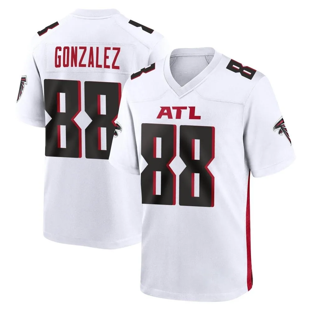 Tony Gonzalez Atlanta Falcons Men's Nike Game White Jersey Tony Gonzalez Atlanta Falcons Men's Nike Game White Jersey