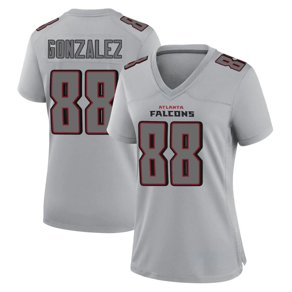Tony Gonzalez Atlanta Falcons Women's Nike Atmosphere Fashion Game Gray Jersey Tony Gonzalez Atlanta Falcons Women's Nike Atmosphere Fashion Game Gray Jersey