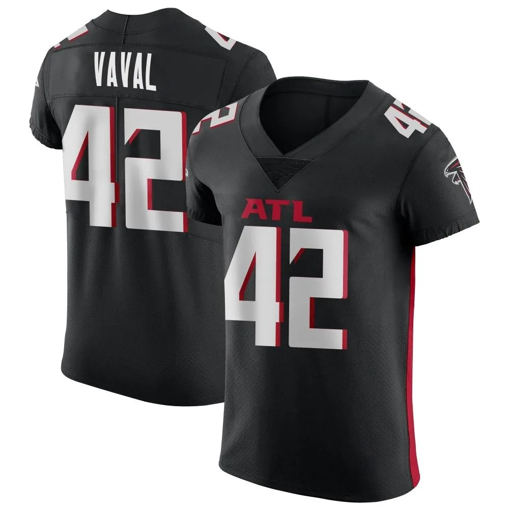 Trey Vaval Atlanta Falcons Men's Nike Alternate Elite Black Jersey Trey Vaval Atlanta Falcons Men's Nike Alternate Elite Black Jersey
