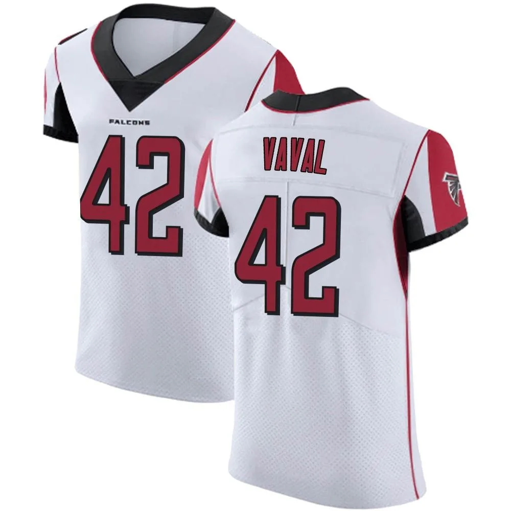Trey Vaval Atlanta Falcons Men's Nike Elite White Jersey Trey Vaval Atlanta Falcons Men's Nike Elite White Jersey