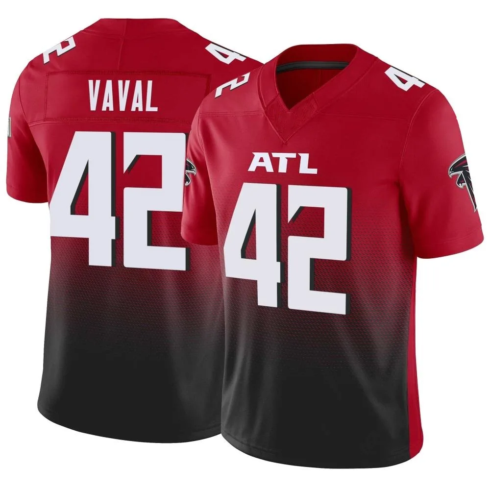 Trey Vaval Atlanta Falcons Men's Nike Vapor F.U.S.E. Limited Red Jersey Trey Vaval Atlanta Falcons Men's Nike Vapor F.U.S.E. Limited Red Jersey