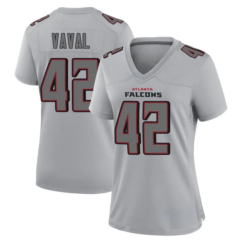 Trey Vaval Atlanta Falcons Women's Nike Atmosphere Fashion Game Gray Jersey Trey Vaval Atlanta Falcons Women's Nike Atmosphere Fashion Game Gray Jersey
