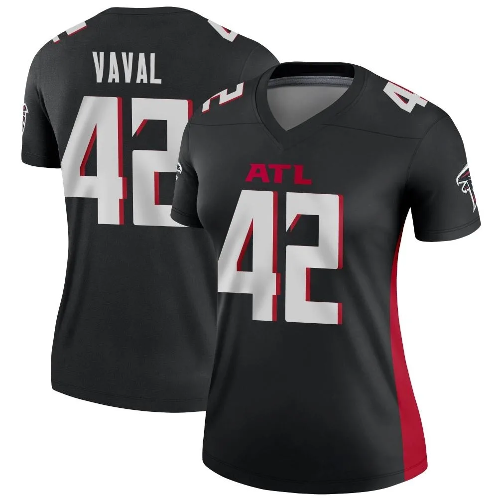 Trey Vaval Atlanta Falcons Women's Nike Legend Black Jersey Trey Vaval Atlanta Falcons Women's Nike Legend Black Jersey