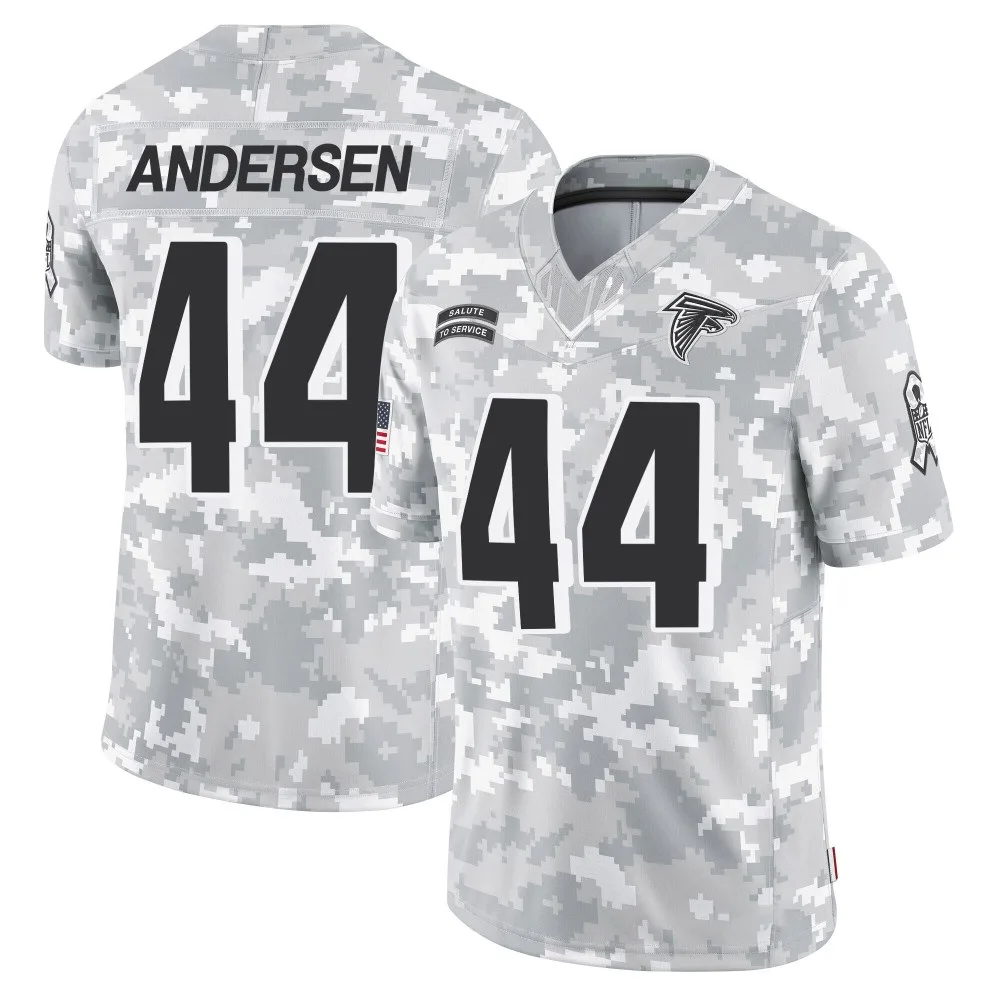 Troy Andersen Atlanta Falcons Men's Nike 2024 Salute To Service Limited Arctic Camo Jersey Troy Andersen Atlanta Falcons Men's Nike 2024 Salute To Service Limited Arctic Camo Jersey