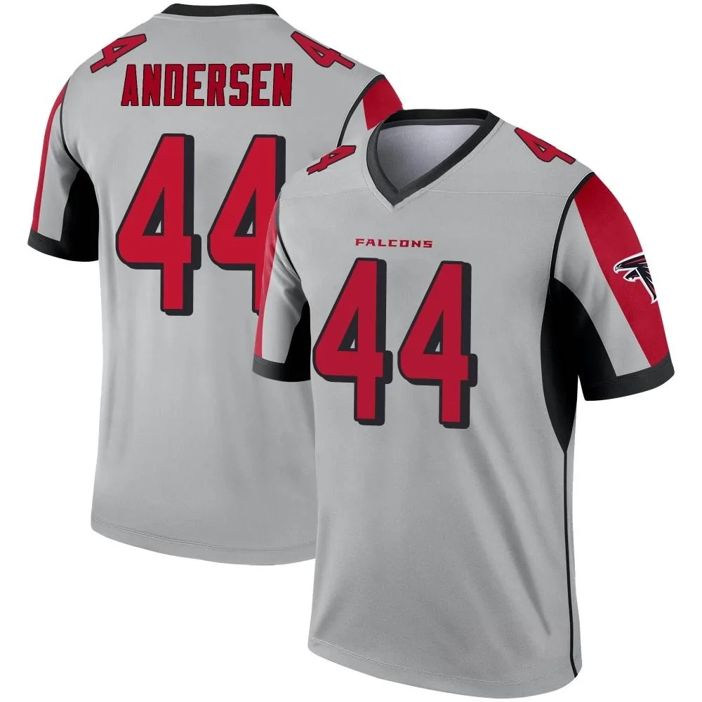 Troy Andersen Atlanta Falcons Men's Nike Inverted Silver Legend Jersey Troy Andersen Atlanta Falcons Men's Nike Inverted Silver Legend Jersey