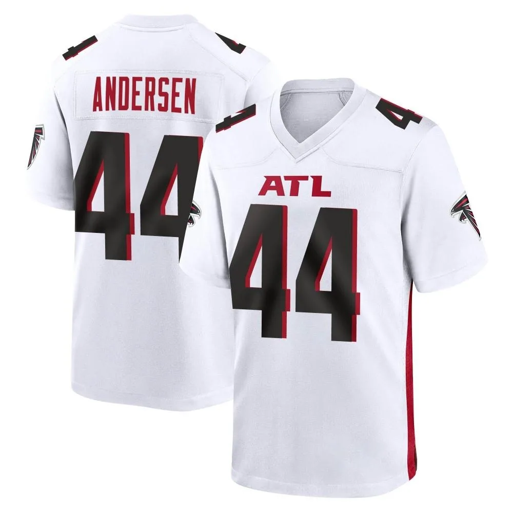 Troy Andersen Atlanta Falcons Men's Nike Game White Jersey Troy Andersen Atlanta Falcons Men's Nike Game White Jersey