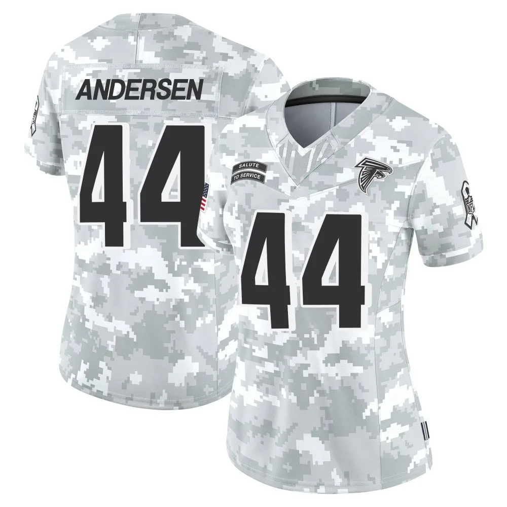 Troy Andersen Atlanta Falcons Women's Nike 2024 Salute To Service Limited Arctic Camo Jersey Troy Andersen Atlanta Falcons Women's Nike 2024 Salute To Service Limited Arctic Camo Jersey