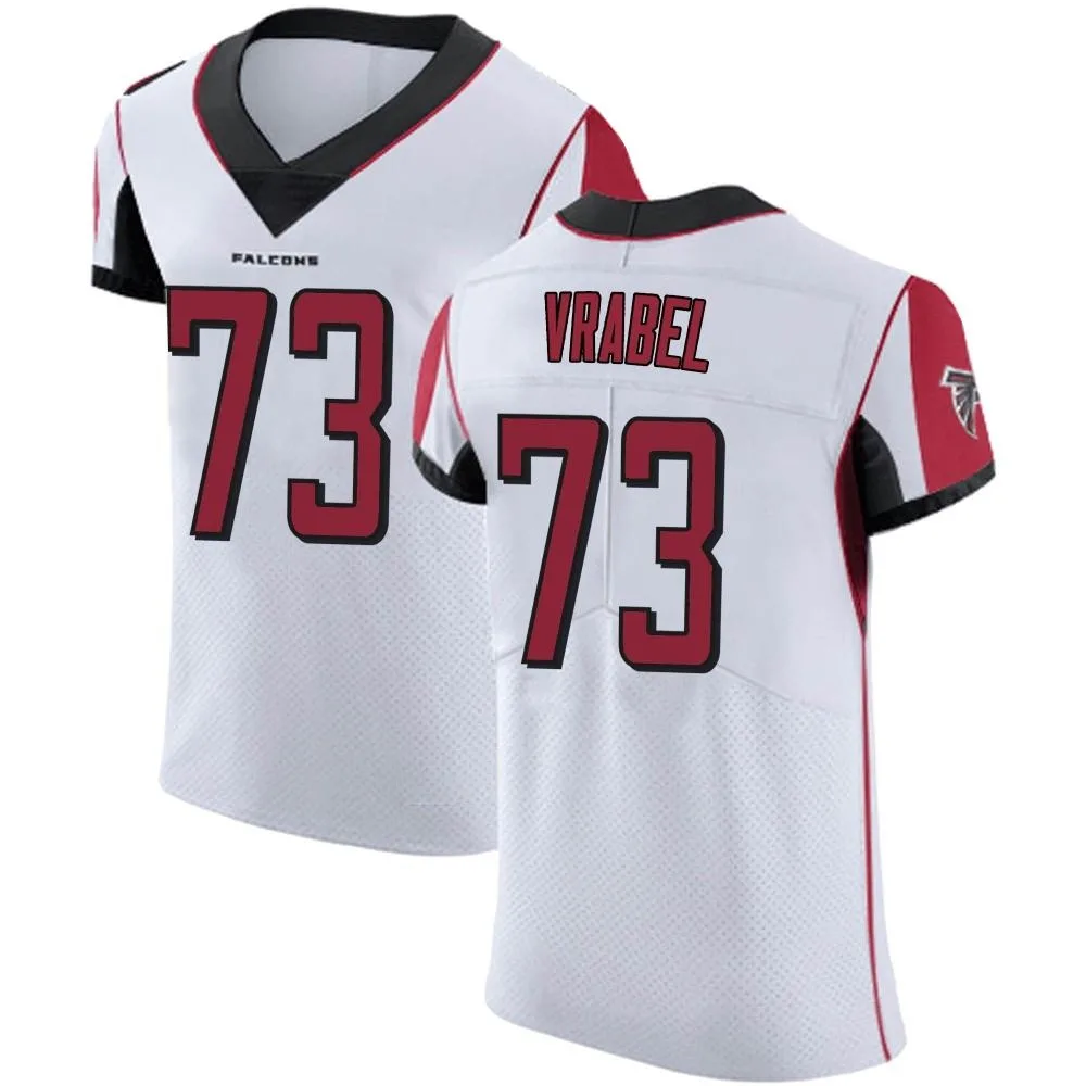 Tyler Vrabel Atlanta Falcons Men's Nike Elite White Jersey Tyler Vrabel Atlanta Falcons Men's Nike Elite White Jersey