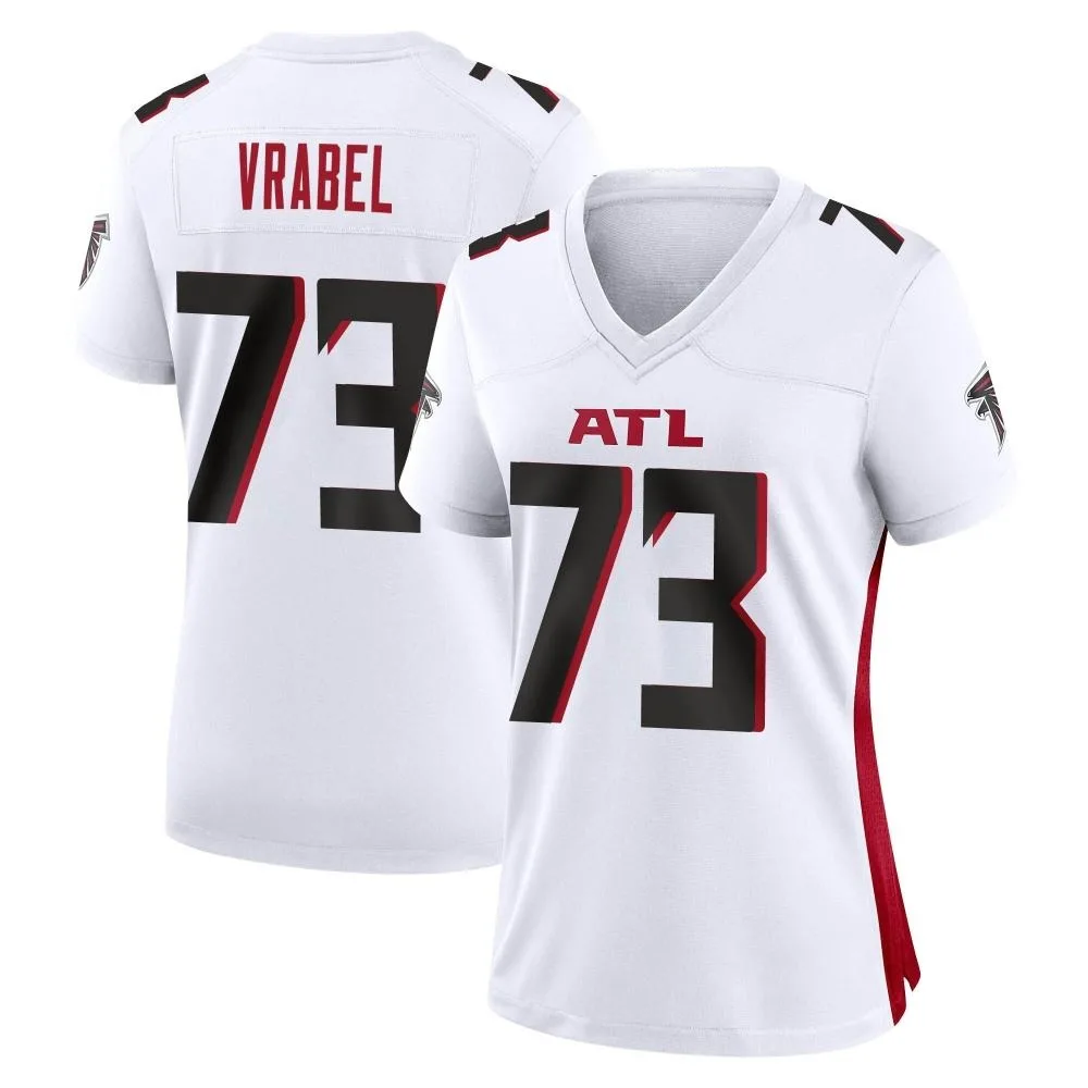Tyler Vrabel Atlanta Falcons Women's Nike Game White Jersey Tyler Vrabel Atlanta Falcons Women's Nike Game White Jersey