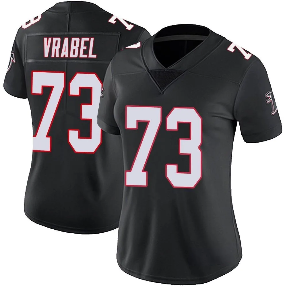 Tyler Vrabel Atlanta Falcons Women's Nike Vapor Untouchable Limited Black Jersey Tyler Vrabel Atlanta Falcons Women's Nike Vapor Untouchable Limited Black Jersey