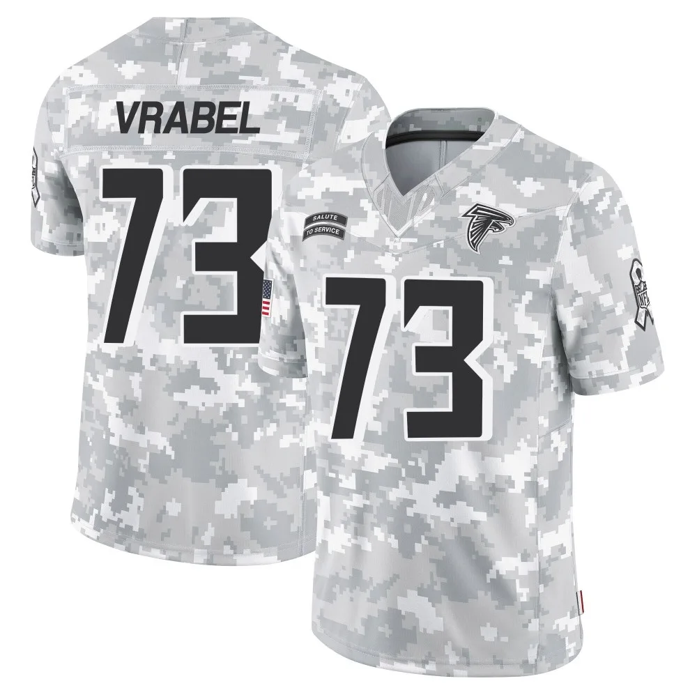 Tyler Vrabel Atlanta Falcons Youth Nike 2024 Salute To Service Limited Arctic Camo Jersey Tyler Vrabel Atlanta Falcons Youth Nike 2024 Salute To Service Limited Arctic Camo Jersey