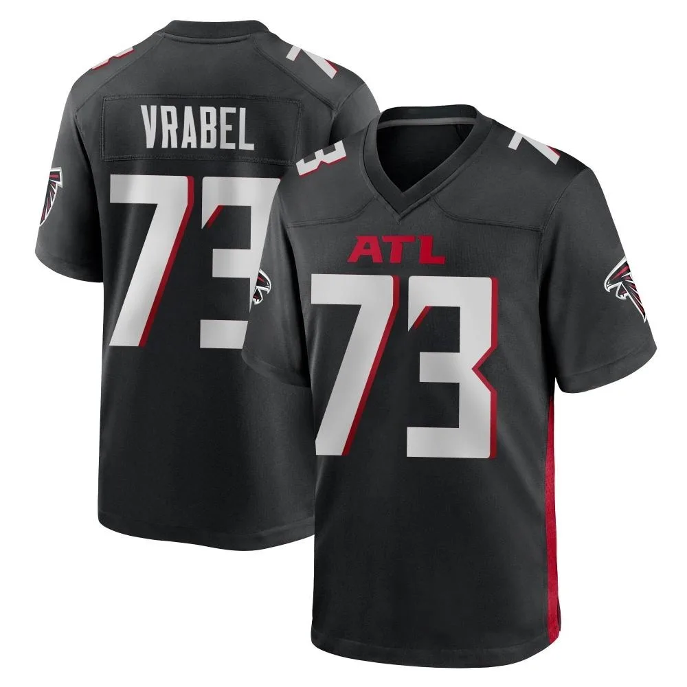 Tyler Vrabel Atlanta Falcons Youth Nike Alternate Game Black Jersey Tyler Vrabel Atlanta Falcons Youth Nike Alternate Game Black Jersey