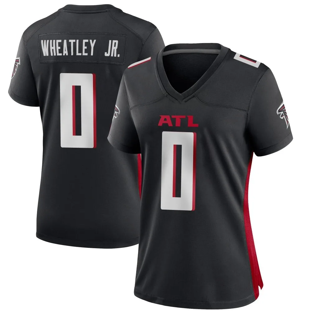 Tyrone Wheatley Jr. Atlanta Falcons Women's Nike Alternate Game Black Jersey Tyrone Wheatley Jr. Atlanta Falcons Women's Nike Alternate Game Black Jersey