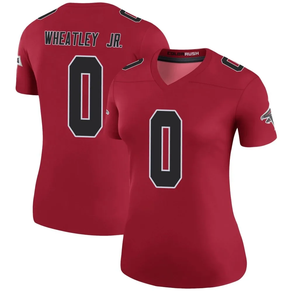Tyrone Wheatley Jr. Atlanta Falcons Women's Nike Color Rush Legend Red Jersey Tyrone Wheatley Jr. Atlanta Falcons Women's Nike Color Rush Legend Red Jersey