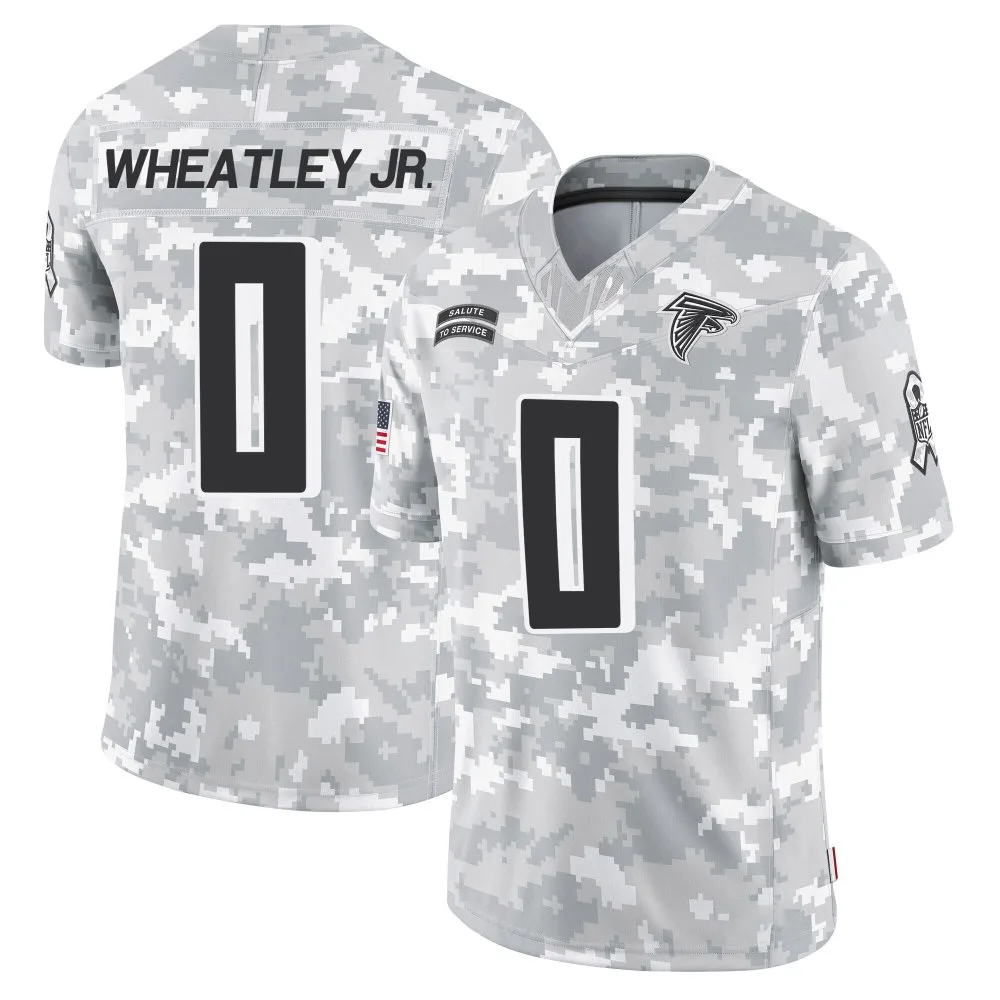 Tyrone Wheatley Jr. Atlanta Falcons Youth Nike 2024 Salute To Service Limited Arctic Camo Jersey Tyrone Wheatley Jr. Atlanta Falcons Youth Nike 2024 Salute To Service Limited Arctic Camo Jersey