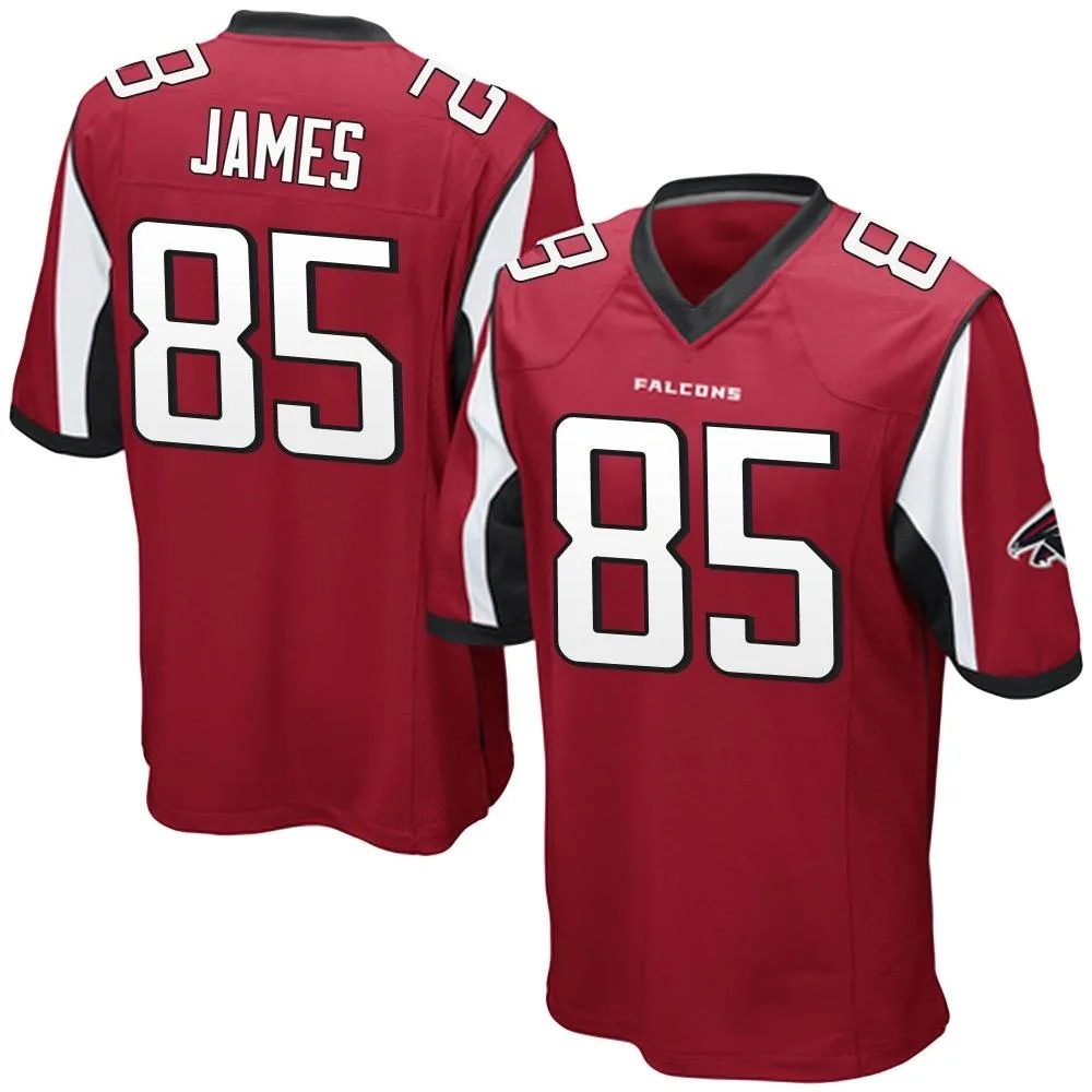 Tyshaun James Atlanta Falcons Men's Nike Team Color Game Red Jersey Tyshaun James Atlanta Falcons Men's Nike Team Color Game Red Jersey