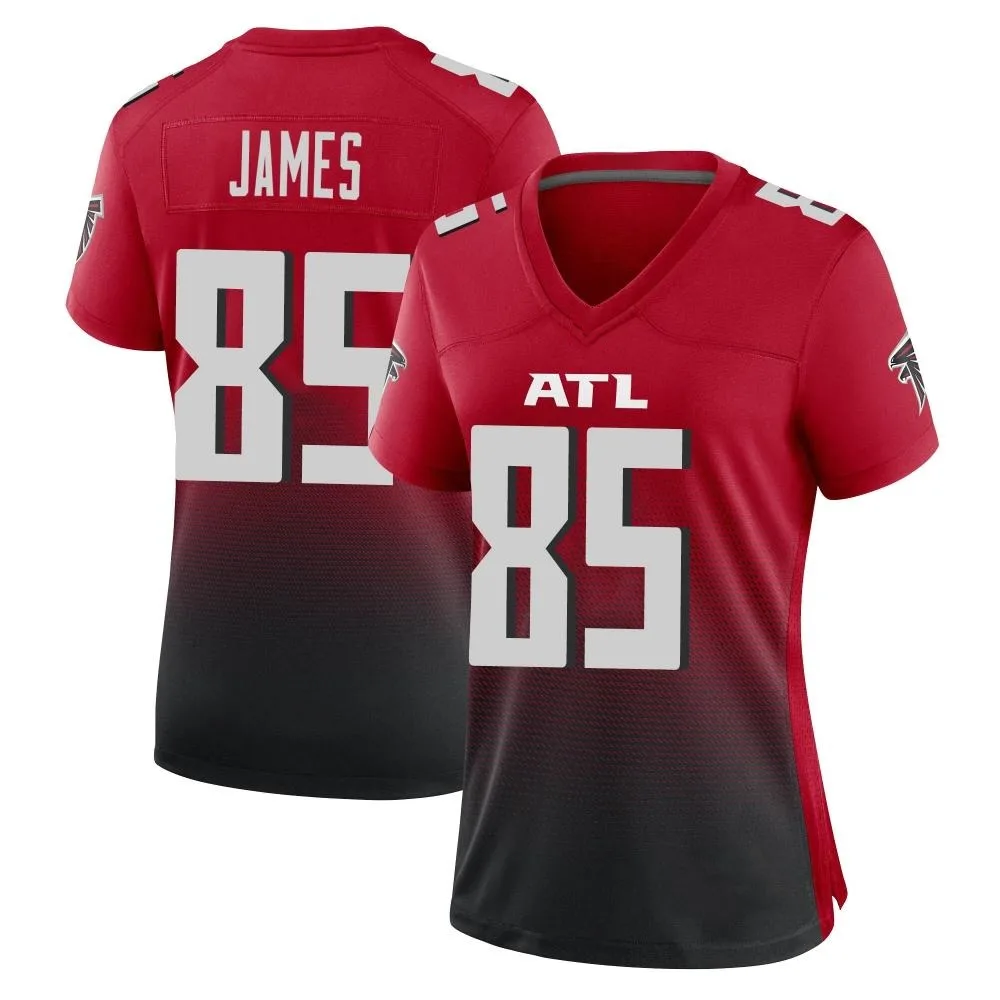 Tyshaun James Atlanta Falcons Women's Nike 2nd Alternate Game Red Jersey Tyshaun James Atlanta Falcons Women's Nike 2nd Alternate Game Red Jersey