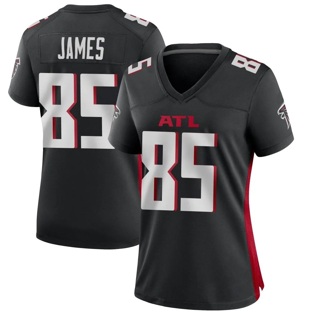 Tyshaun James Atlanta Falcons Women's Nike Alternate Game Black Jersey Tyshaun James Atlanta Falcons Women's Nike Alternate Game Black Jersey