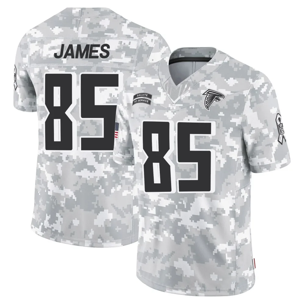 Tyshaun James Atlanta Falcons Youth Nike 2024 Salute To Service Limited Arctic Camo Jersey Tyshaun James Atlanta Falcons Youth Nike 2024 Salute To Service Limited Arctic Camo Jersey