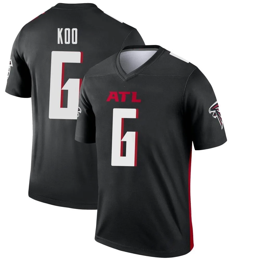 Younghoe Koo Atlanta Falcons Men's Nike Legend Black Jersey Younghoe Koo Atlanta Falcons Men's Nike Legend Black Jersey