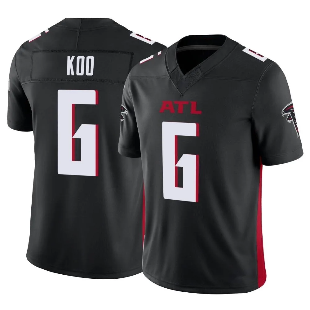 Younghoe Koo Atlanta Falcons Men's Nike Vapor F.U.S.E. Limited Black Jersey Younghoe Koo Atlanta Falcons Men's Nike Vapor F.U.S.E. Limited Black Jersey