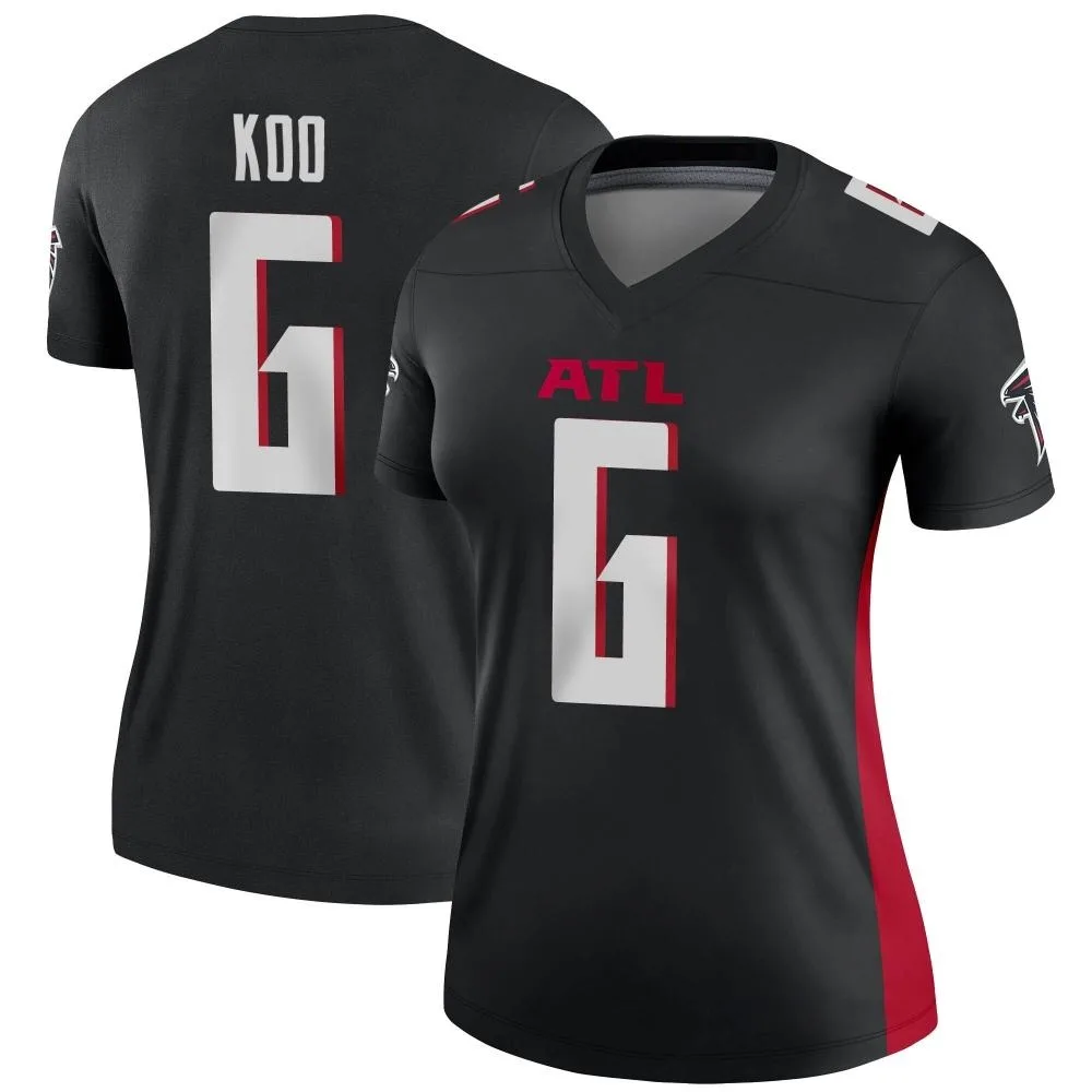 Younghoe Koo Atlanta Falcons Women's Nike Legend Black Jersey Younghoe Koo Atlanta Falcons Women's Nike Legend Black Jersey