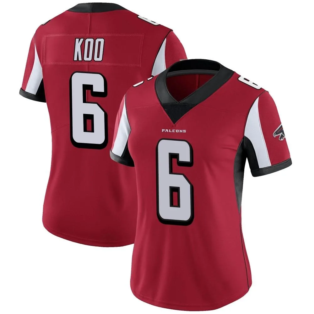 Younghoe Koo Atlanta Falcons Women's Nike Team Color Vapor Untouchable Limited Red Jersey Younghoe Koo Atlanta Falcons Women's Nike Team Color Vapor Untouchable Limited Red Jersey
