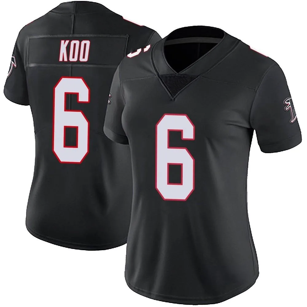 Younghoe Koo Atlanta Falcons Women's Nike Vapor Untouchable Limited Black Jersey Younghoe Koo Atlanta Falcons Women's Nike Vapor Untouchable Limited Black Jersey