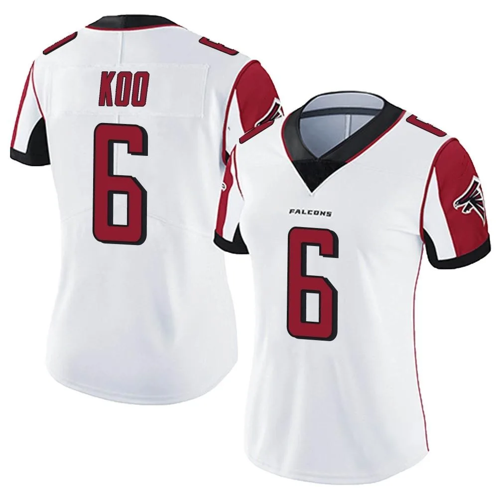 Younghoe Koo Atlanta Falcons Women's Nike Vapor Untouchable Limited White Jersey Younghoe Koo Atlanta Falcons Women's Nike Vapor Untouchable Limited White Jersey