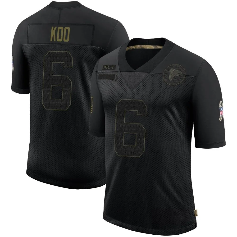 Younghoe Koo Atlanta Falcons Youth Nike 2020 Salute To Service Limited Black Jersey Younghoe Koo Atlanta Falcons Youth Nike 2020 Salute To Service Limited Black Jersey