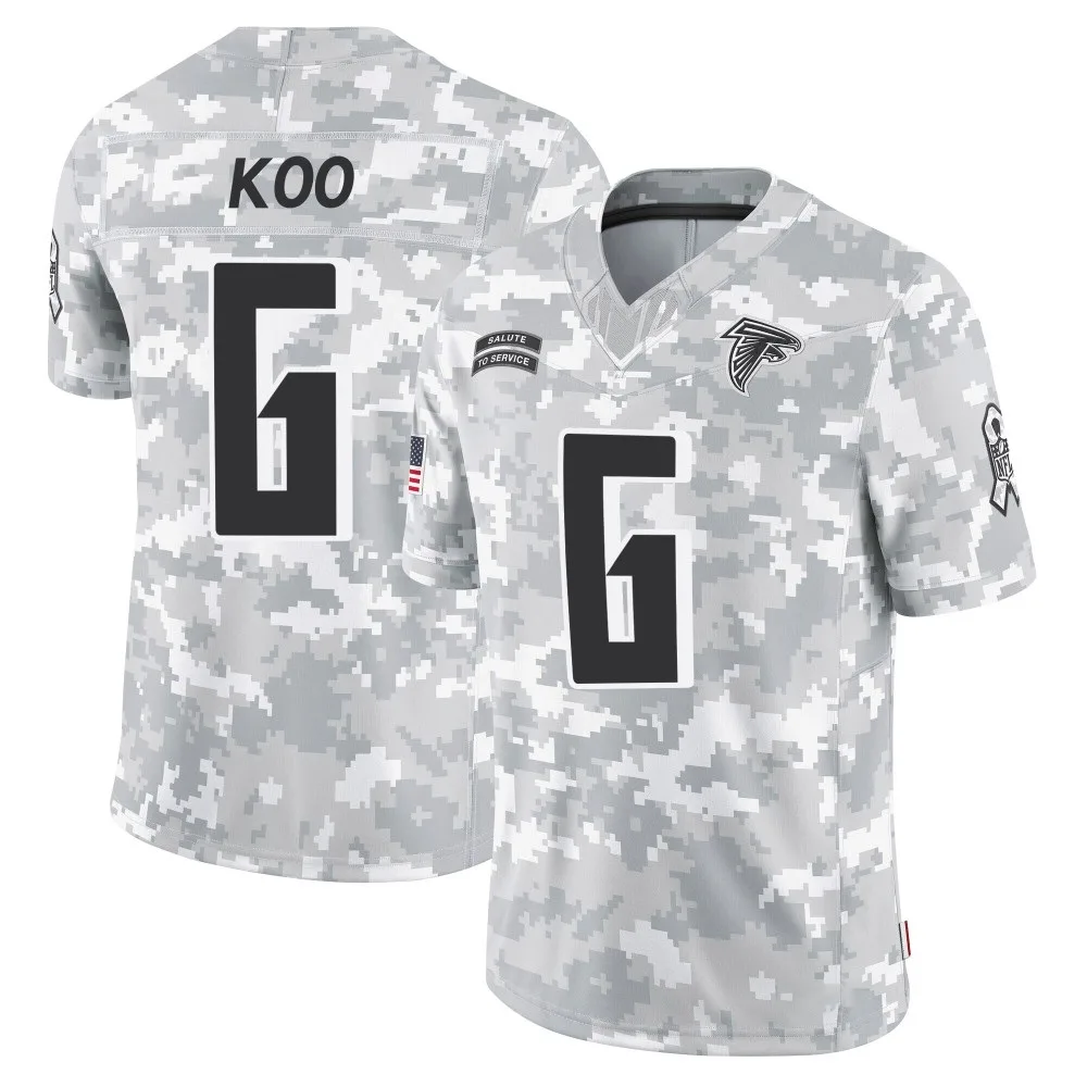 Younghoe Koo Atlanta Falcons Youth Nike 2024 Salute To Service Limited Arctic Camo Jersey Younghoe Koo Atlanta Falcons Youth Nike 2024 Salute To Service Limited Arctic Camo Jersey