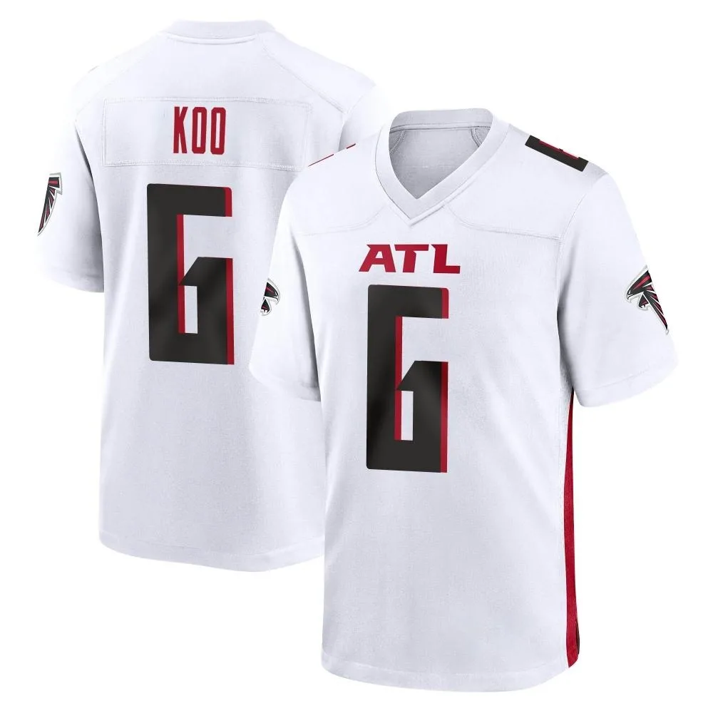Younghoe Koo Atlanta Falcons Youth Nike Game White Jersey Younghoe Koo Atlanta Falcons Youth Nike Game White Jersey